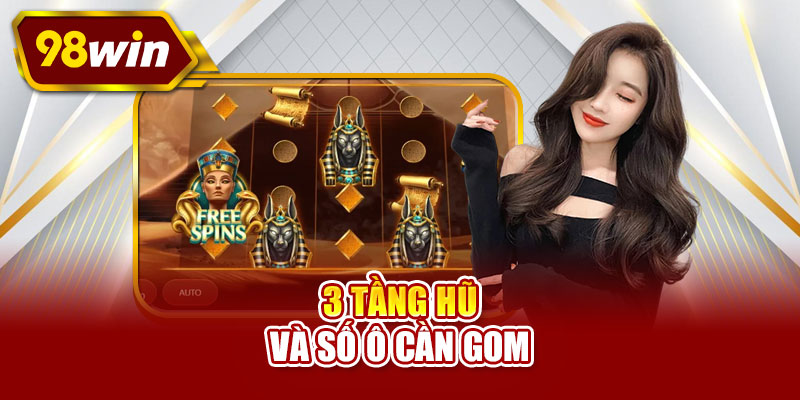 3 tầng hũ và số ô cần gom